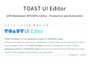 开源项目精选: 强大的Markdown编辑器tui.editor