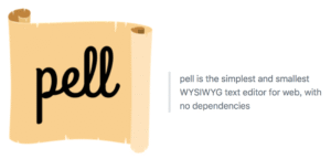 开源项目精选：Pell 一款超轻量级 web 文本编辑器