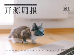 开源周报第36期：问世间情为何物，为代码牵肠挂肚